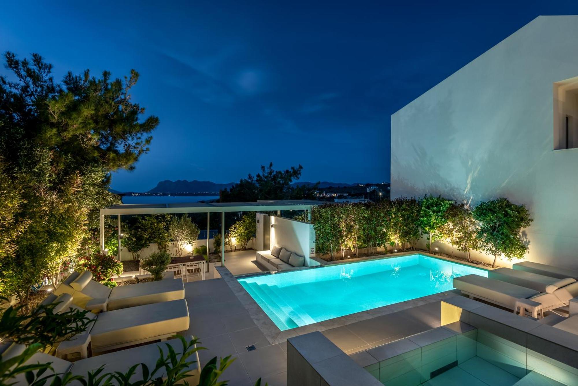 Chania Living Stories Villa With Piano Eksteriør bilde